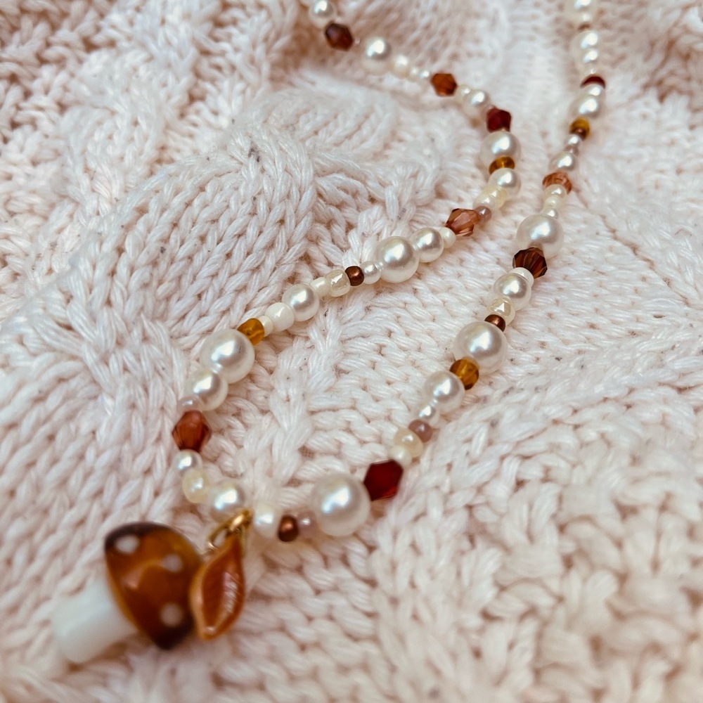 Autumn Pearl Necklace